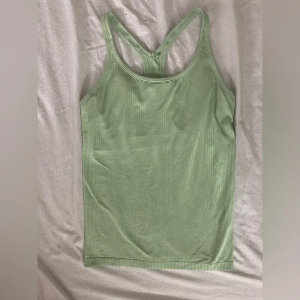 Lululemon Ebb To Street Tank II Light Green Size 10